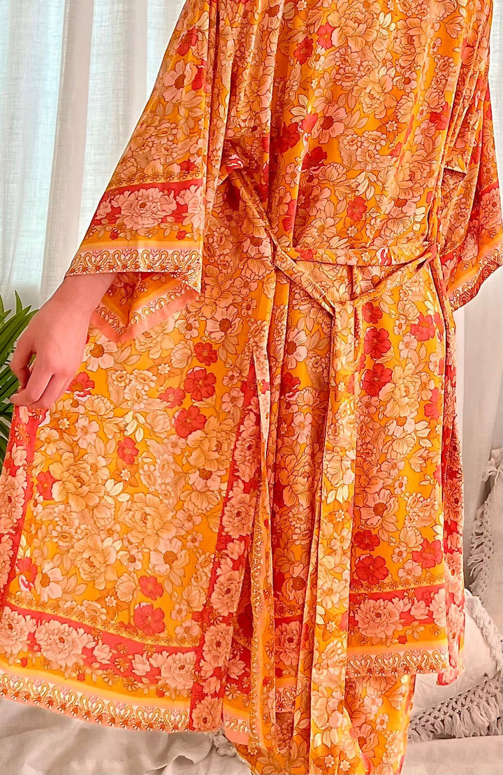 Kimono Robe Wild Peony - Lucia the Label