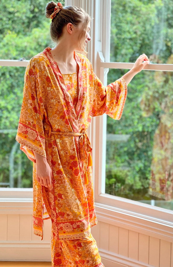 Kimono Robe Wild Peony - Lucia the Label