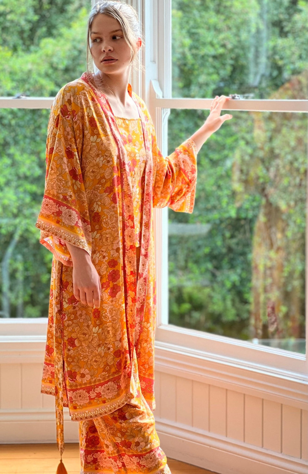 Kimono Robe Wild Peony - Lucia the Label