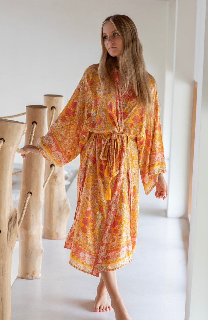 Kimono Robe Wild Peony - Lucia the Label