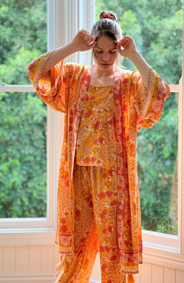 Kimono Robe Wild Peony - Lucia the Label