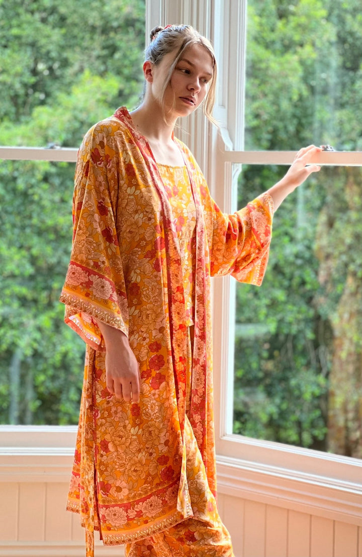 Kimono Robe Wild Peony - Lucia the Label