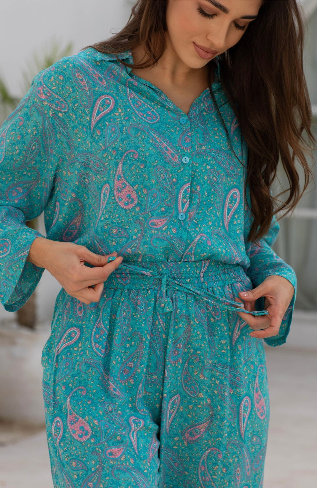 Lucia Pyjama Set Paisley - Lucia the Label