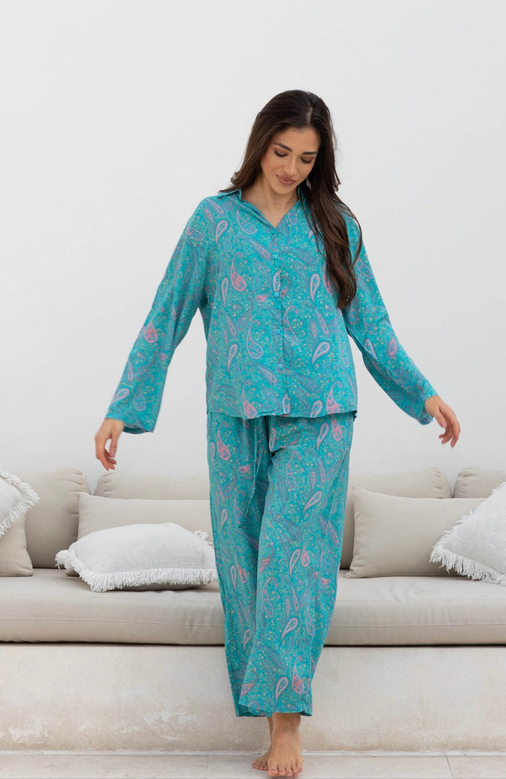 Lucia Pyjama Set Paisley - Lucia the Label