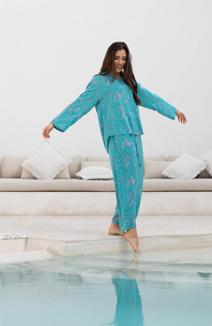 Lucia Pyjama Set Paisley - Lucia the Label