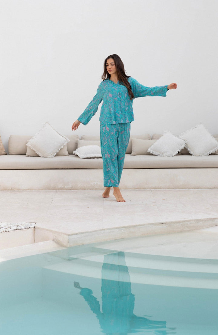 Lucia Pyjama Set Paisley - Lucia the Label