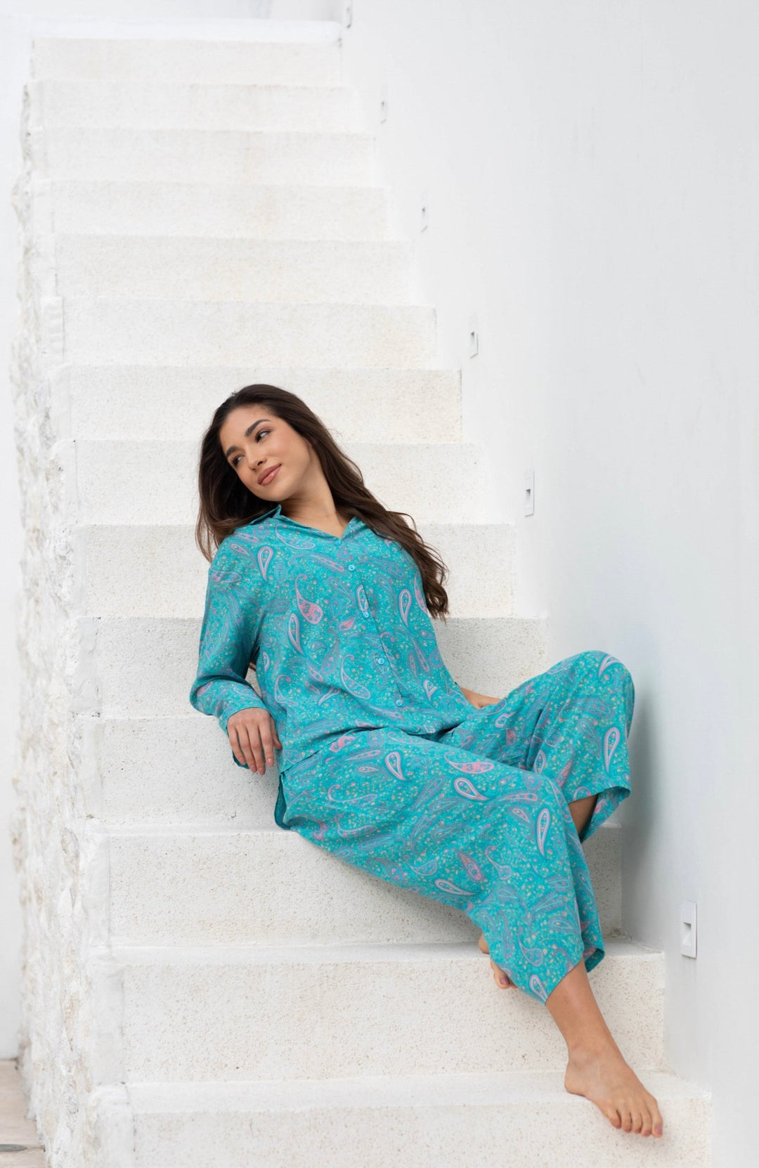 Lucia Pyjama Set Paisley - Lucia the Label