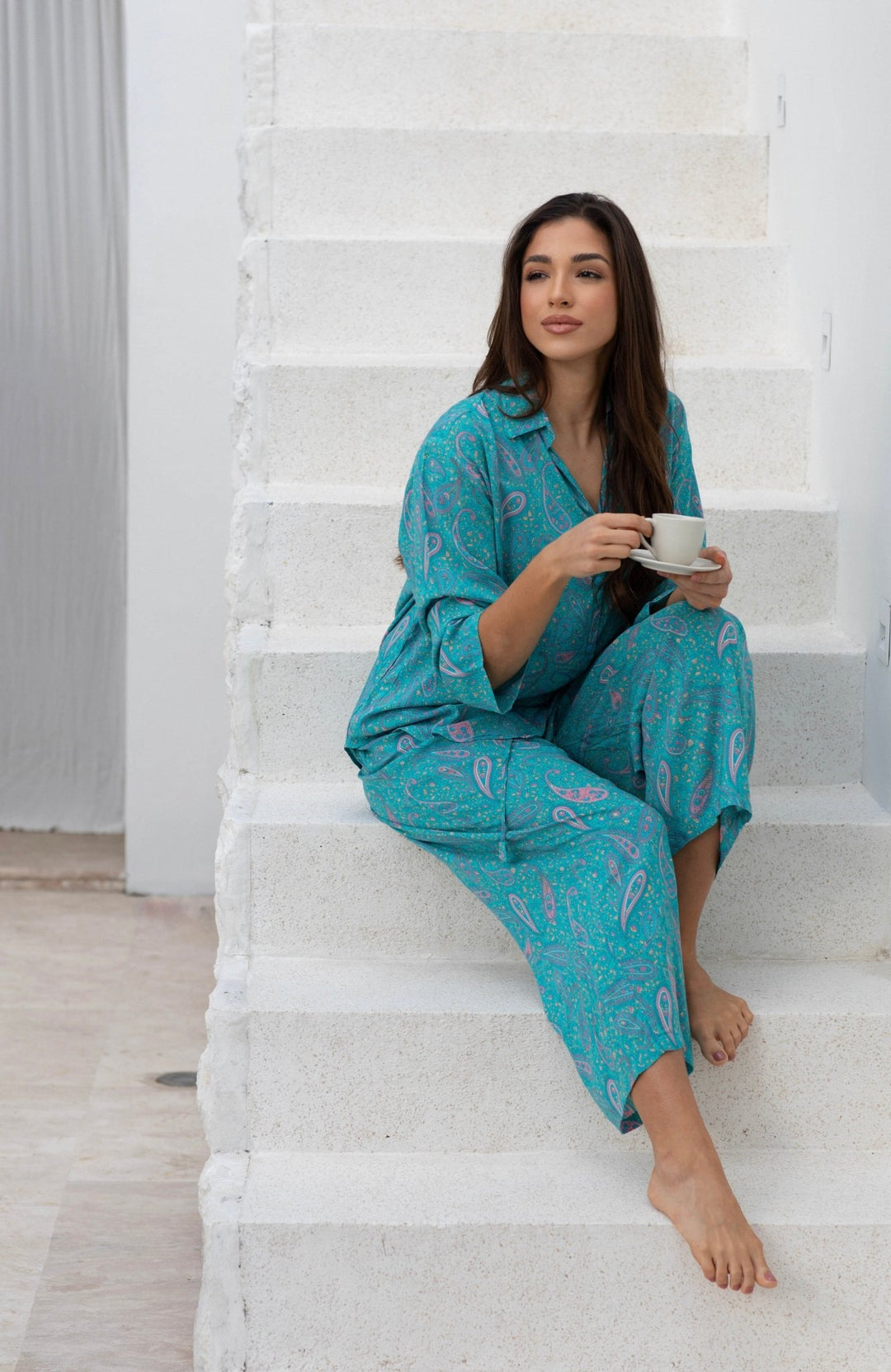 Lucia Pyjama Set Paisley - Lucia the Label